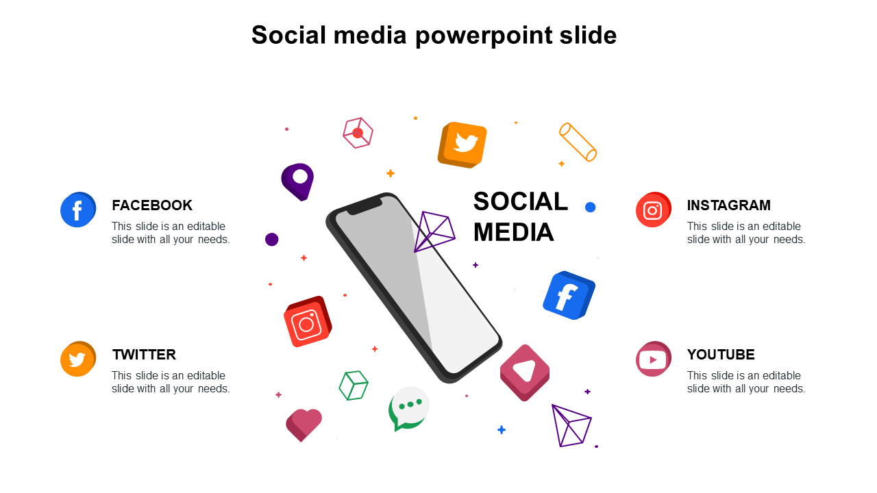 social media powerpoint slide